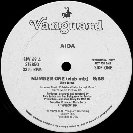 Aida (2) : Number One (12", Promo)