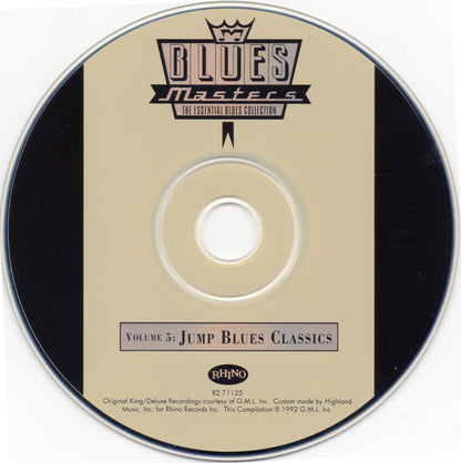 Various : Blues Masters Volume 5: Jump Blues Classics (CD, Comp, RM)