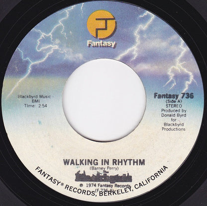 The Blackbyrds : Walking In Rhythm (7", Single, RE, Styrene)