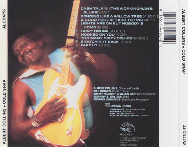 Albert Collins : Cold Snap (CD, Album)