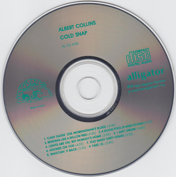Albert Collins : Cold Snap (CD, Album)