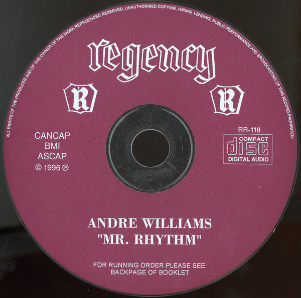 Andre Williams (2) : Mr. Rhythm (CD, Comp)
