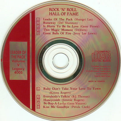 Various : Rock 'N' Roll Hall Of Fame - Volume V (CD, Comp, RM)
