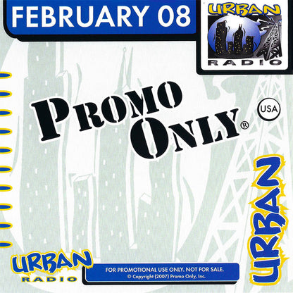 Various : Promo Only Urban Radio: February 2008 (CD, Comp, Promo)