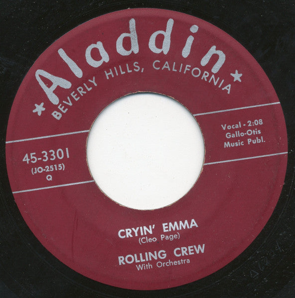 Rolling Crew : Cryin' Emma (7")