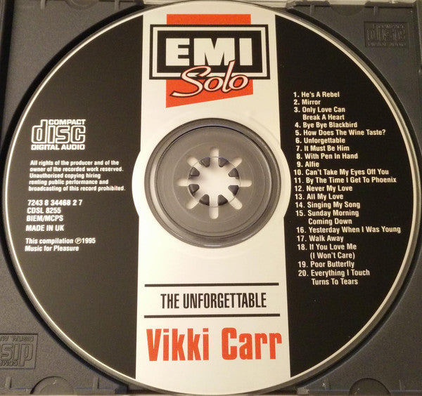 Vikki Carr : The Unforgettable Vikki Carr (CD, Comp, RM)
