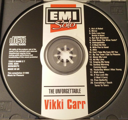 Vikki Carr : The Unforgettable Vikki Carr (CD, Comp, RM)