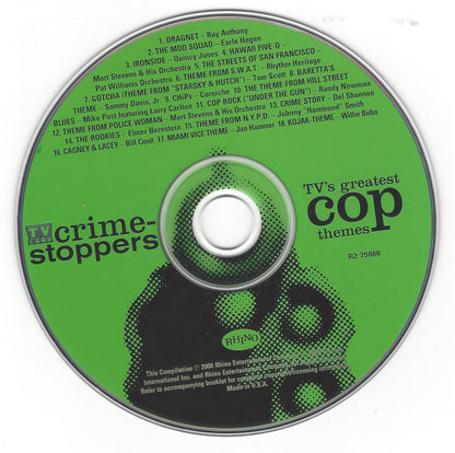 Various : Crime-Stoppers: TV's Greatest Cop Themes (CD, Comp, RM)