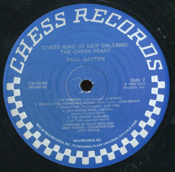 Paul Gayten : Chess King Of New Orleans (LP, Comp)