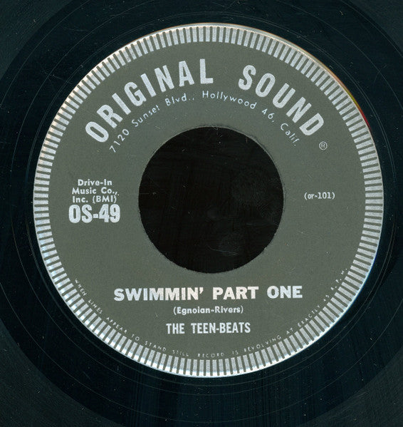The Teen Beats : Swimmin' Part One / Swimmin' Part Two (7", Single)