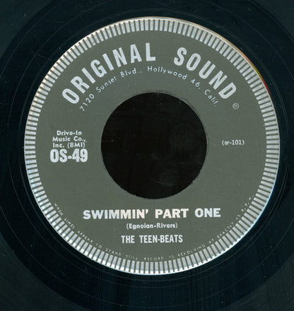 The Teen Beats : Swimmin' Part One / Swimmin' Part Two (7", Single)