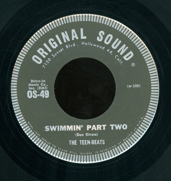 The Teen Beats : Swimmin' Part One / Swimmin' Part Two (7", Single)
