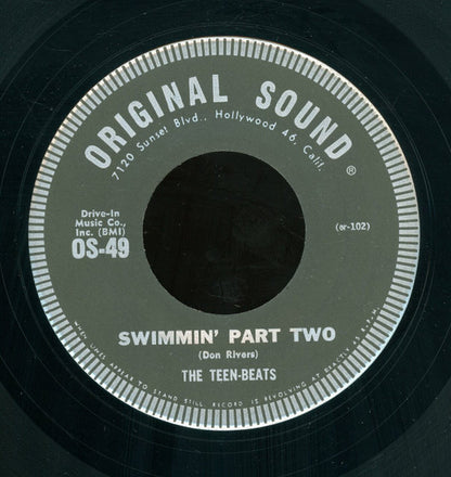 The Teen Beats : Swimmin' Part One / Swimmin' Part Two (7", Single)