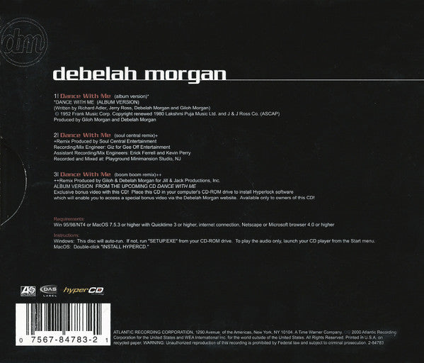 Debelah Morgan : Dance With Me (CD, Single, Enh, Sli)