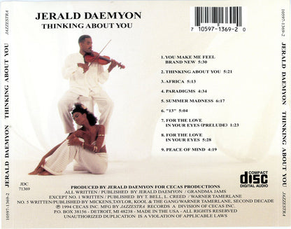 Jerald Daemyon : Thinking About You (CD, Album)