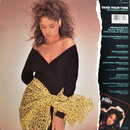 Pebbles : Take Your Time (Extended Remix) (12", Single)