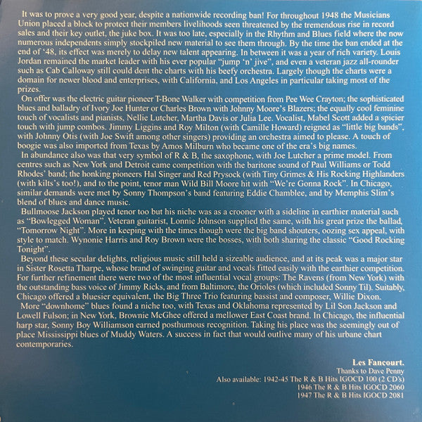 Various : 1948 -The R&B Hits (2xCD, Comp)