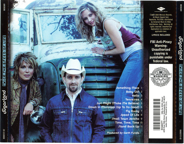 Sugarland (2) : Twice The Speed Of Life (CD, Album, Club)