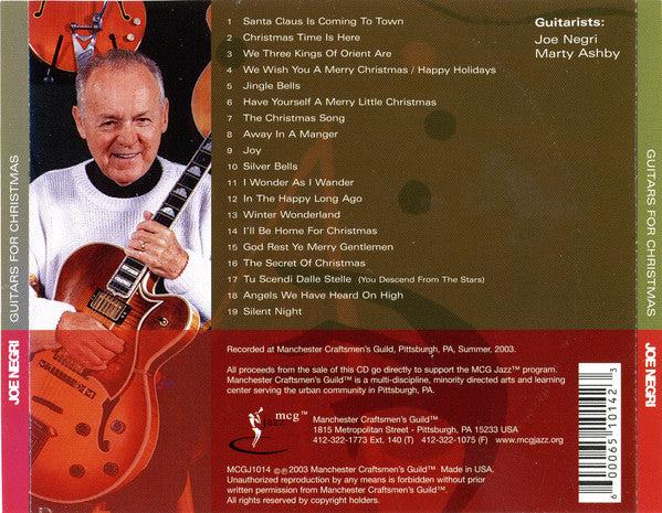 Joe Negri : Guitars For Christmas (CD, Album)
