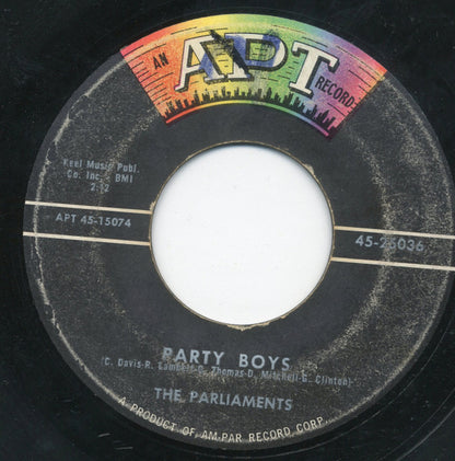 The Parliaments : Poor Willie / Party Boys (7")