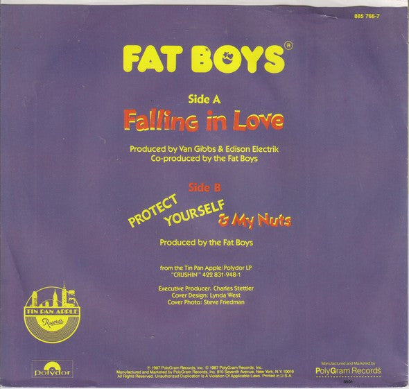 Fat Boys : Falling In Love (7", Single, 49 )