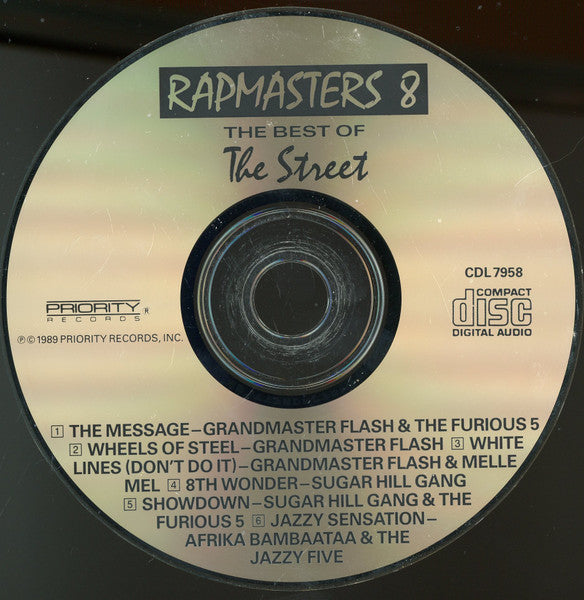 Various : Rapmasters 8: The Best Of The Street (CD, Comp)