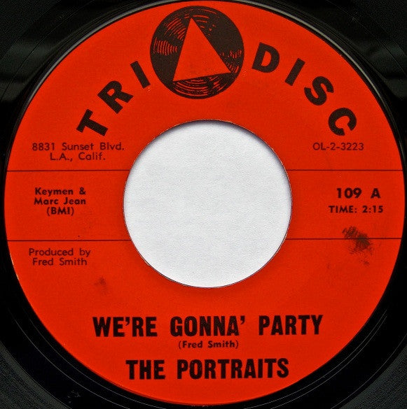 The Portraits (2) : We're Gonna' Party / Three Blind Mice (7", Styrene)