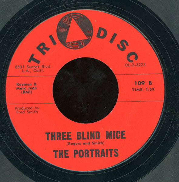 The Portraits (2) : We're Gonna' Party / Three Blind Mice (7", Styrene)