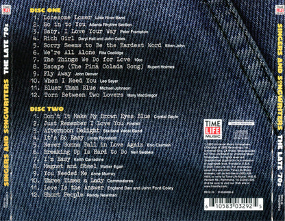 Various : Singers And Songwriters The Late '70s (2xCD, Comp)