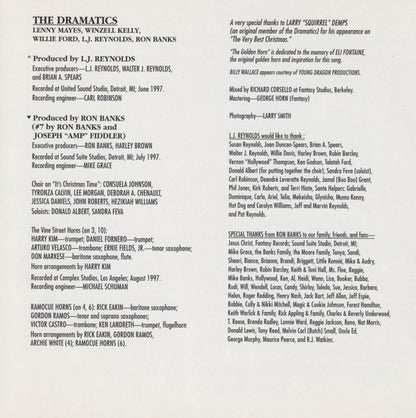 The Dramatics : A Dramatic Christmas (The Very Best Christmas Of All) (CD, Album, Promo)