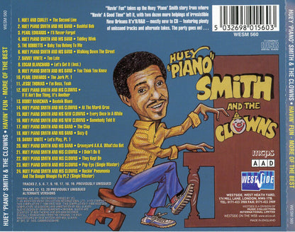 Huey "Piano" Smith & His Clowns : Havin' Fun With Huey "Piano" Smith And The Clowns (More Of The Best) (CD, Comp)