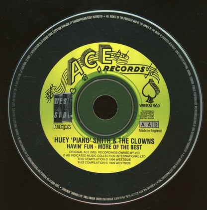Huey "Piano" Smith & His Clowns : Havin' Fun With Huey "Piano" Smith And The Clowns (More Of The Best) (CD, Comp)