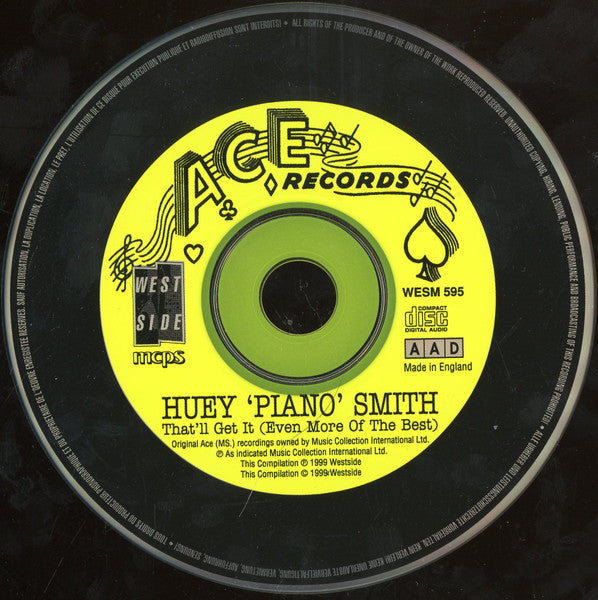 Huey "Piano" Smith : That'll Get It (Even More Of The Best) (CD, Comp)