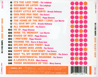 Various : Del-Fi Girl Groups: Gee Baby Gee (CD, Comp)