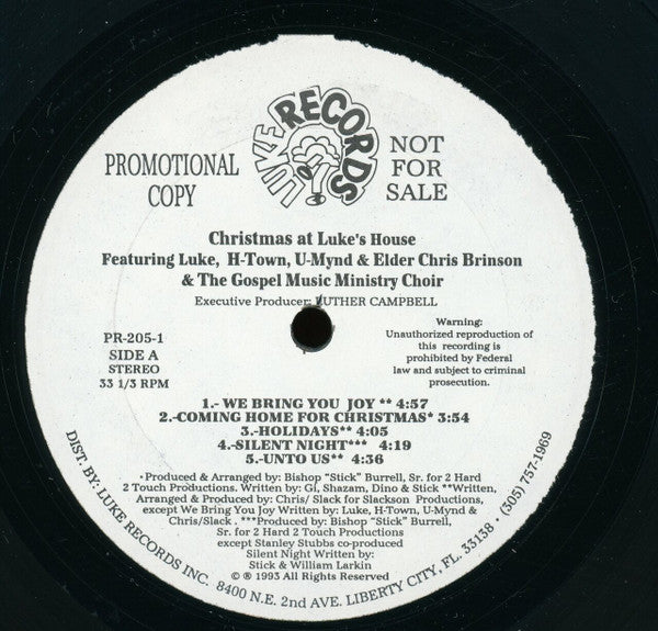 Various : Christmas At Luke's House (LP, Promo)