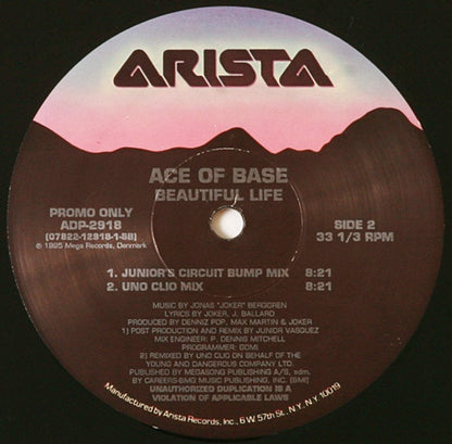Ace Of Base : Beautiful Life (2x12", Promo)