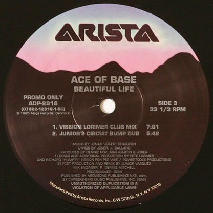 Ace Of Base : Beautiful Life (2x12", Promo)