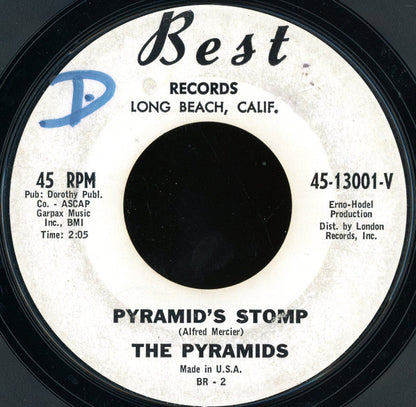 The Pyramids : Paul / Pyramid's Stomp (7", Styrene, Mon)