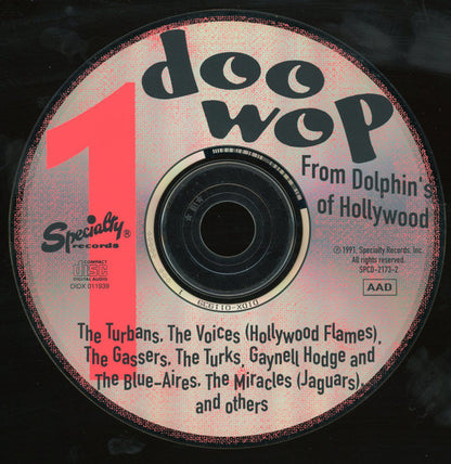 Various : Doo-Wop From Dolphin's Of Hollywood Vol.1 (CD, Comp)