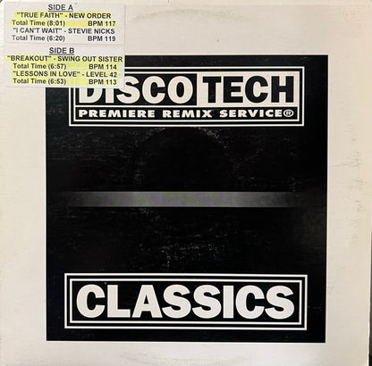 Various : DiscoTech Classics 02 (12", Comp, Promo)