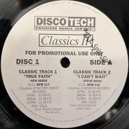 Various : DiscoTech Classics 02 (12", Comp, Promo)