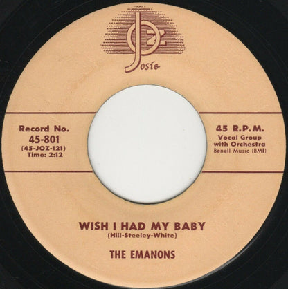 The Emanons (5) : Blue Moon / Wish I Had My Baby (7", Single)