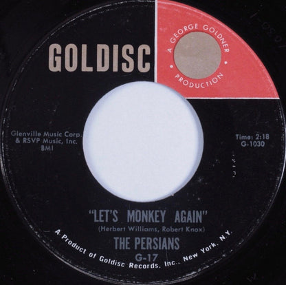 The Persians (5) : Let's Monkey Again / When You Said Let's Get Married (7")