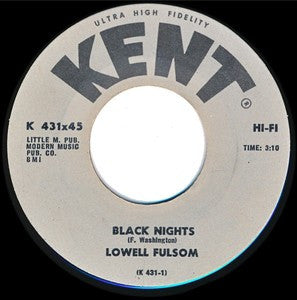 Lowell Fulson : Black Nights (7", Single)