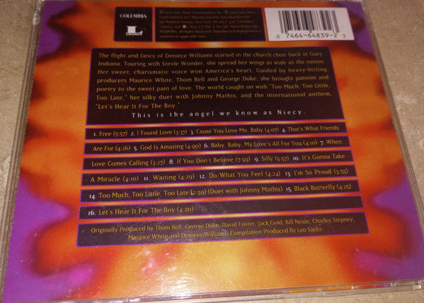 Deniece Williams : Gonna Take A Miracle: The Best Of Deniece Williams (CD, Comp, Pit)