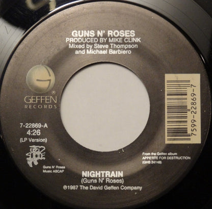 Guns N' Roses : Nightrain (7", Single)