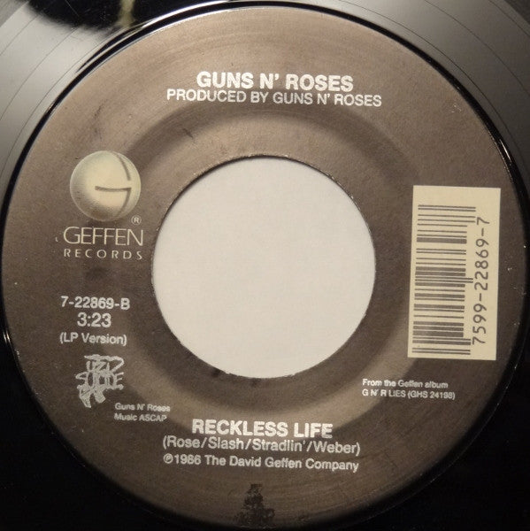 Guns N' Roses : Nightrain (7", Single)