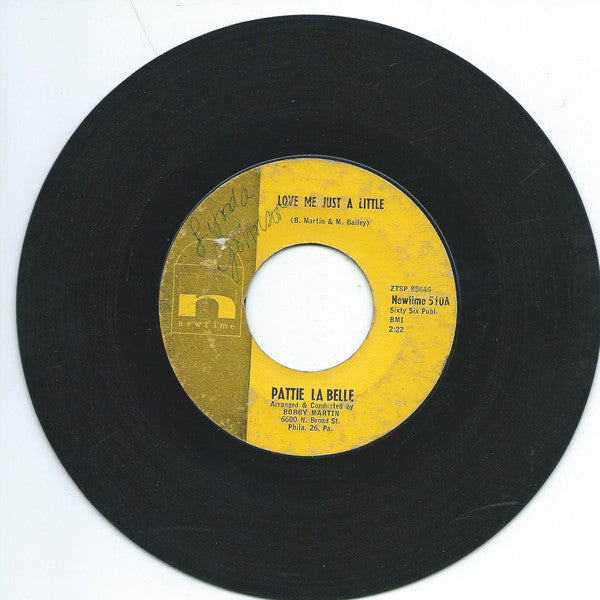 Patti LaBelle : Love Me Just A Little / The Jokes On You... (7")
