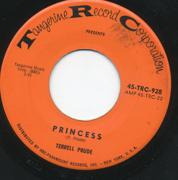 Terrell Prude : Frog-Eyes / Princess (7")