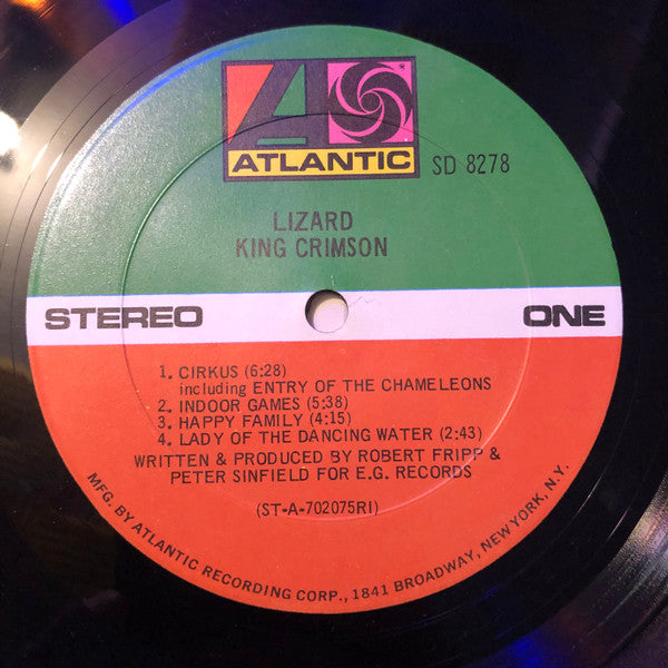 King Crimson : Lizard (LP, Album, RI )